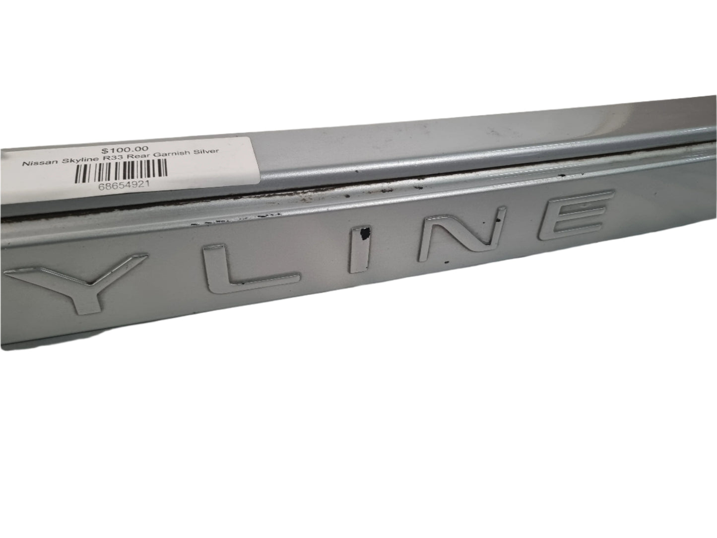 Nissan Skyline R33 Rear Garnish Silver